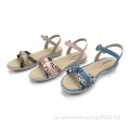 Sommer Python Muster flache Frauen Sandalen Sandalen